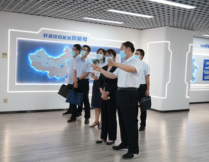豫能控股總會(huì)計(jì)師代艷霞一行到豫能新能源調(diào)研